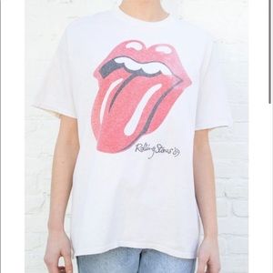 Brandy Melville Rolling Stones Graphic Tee